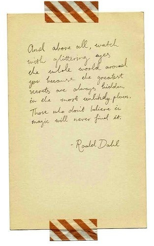 Roald Dahl Quote
