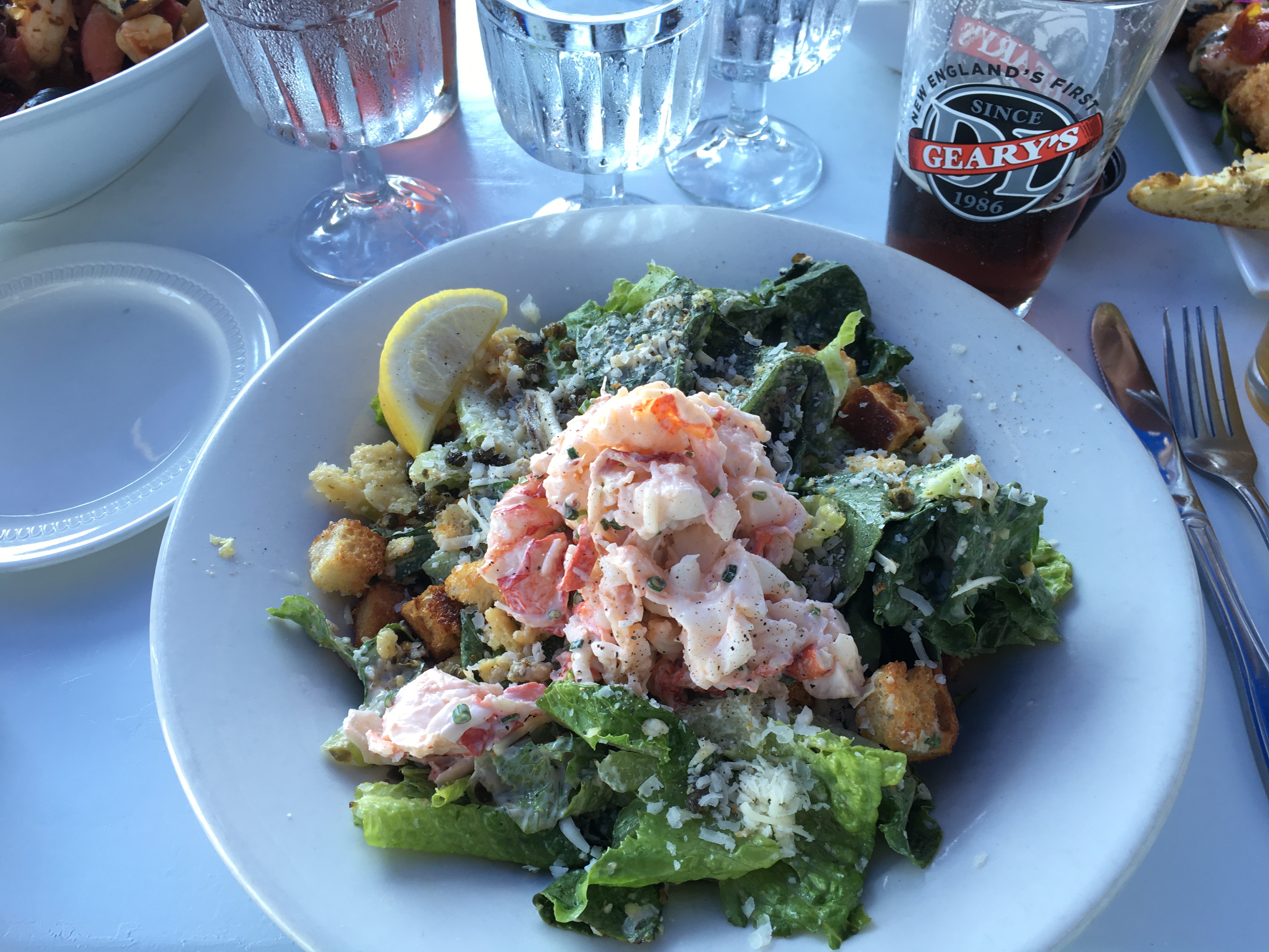 Lobster Caesar Salad Boothbay